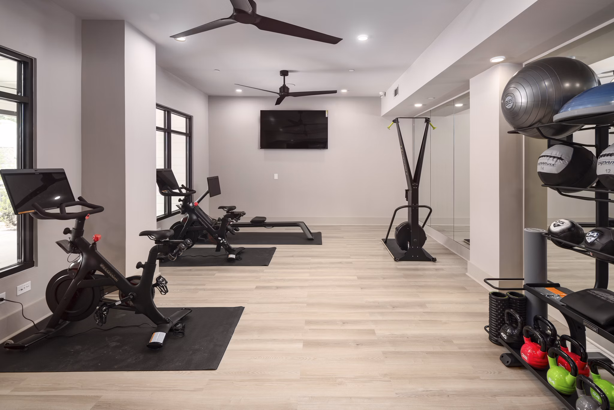 fitness center at Altera Union City Apartments