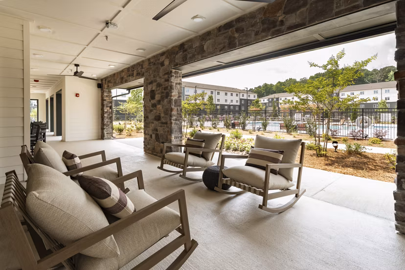patio at Altera Union City Apartments