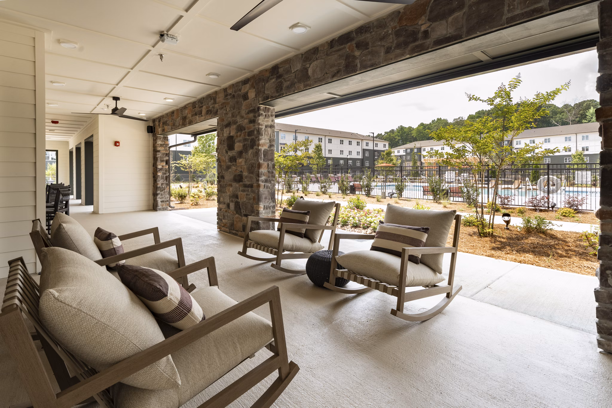 patio at Altera Union City Apartments