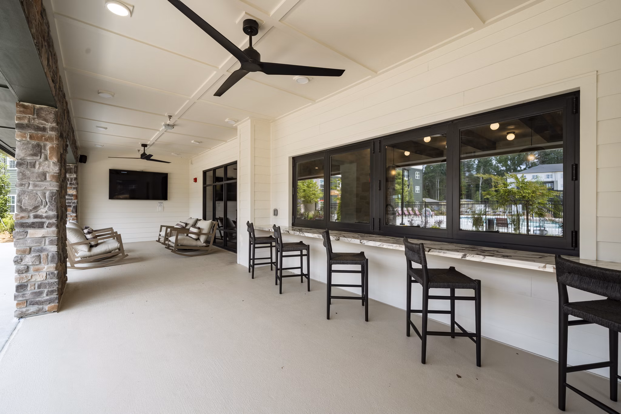 patio at Altera Union City Apartments