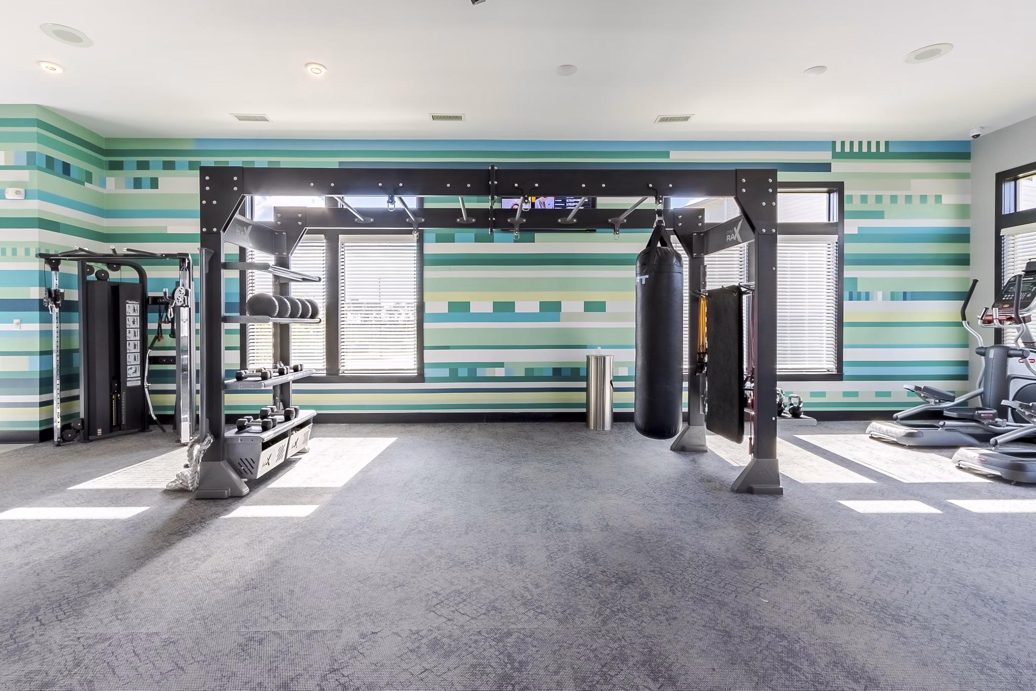 fitness center at Mason Augusta Apartments