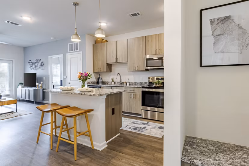 kitchen at Mason Augusta Apartments