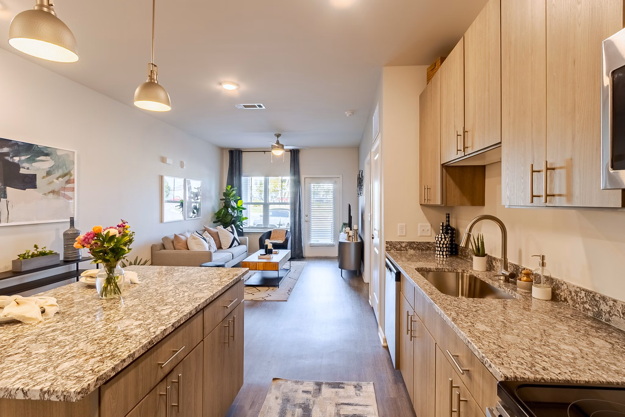 kitchen at Mason Augusta Apartments