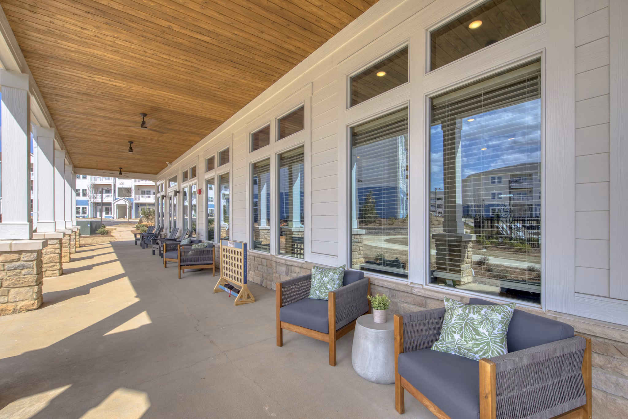 patio at Mason Augusta Apartments