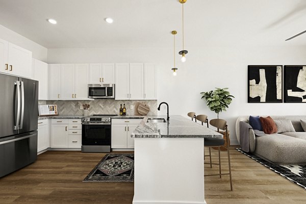 rendering at Station A Apartments