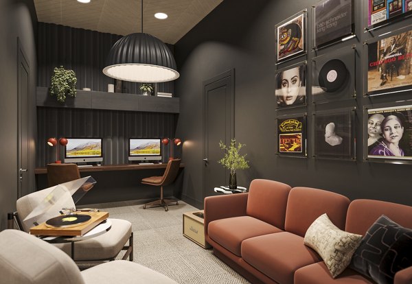 rendering at Station A Apartments