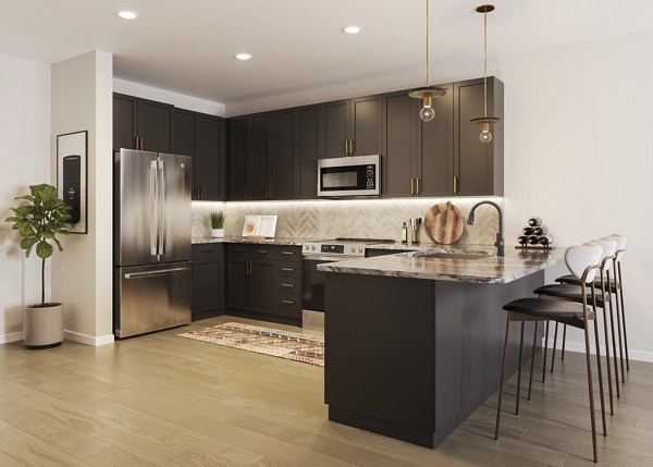 rendering at Station A Apartments