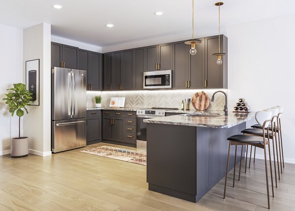 rendering at Station A Apartments