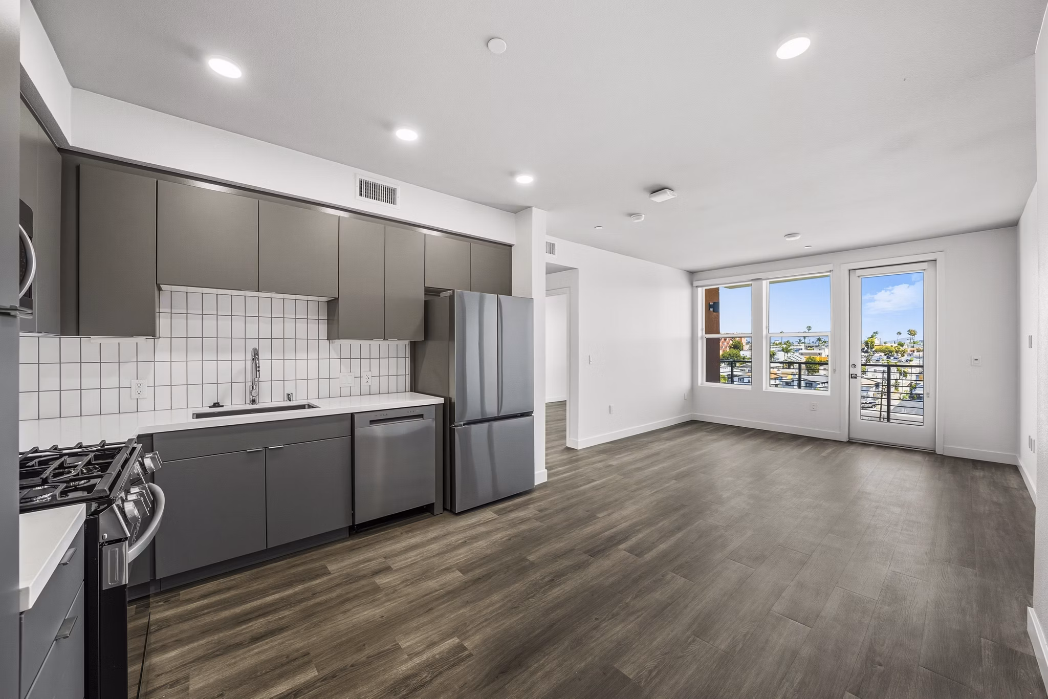 kitchen at Tenney Apartments 
