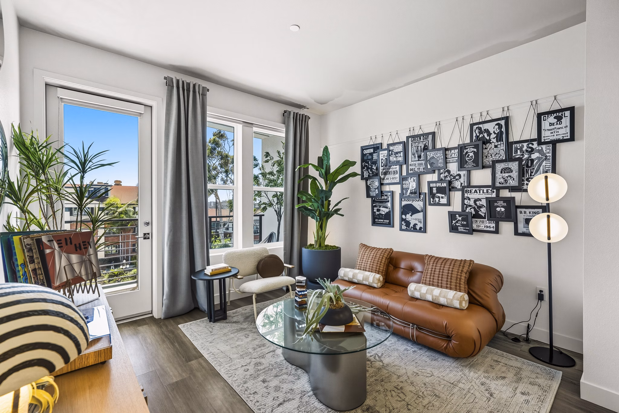 living room at Tenney Apartments 