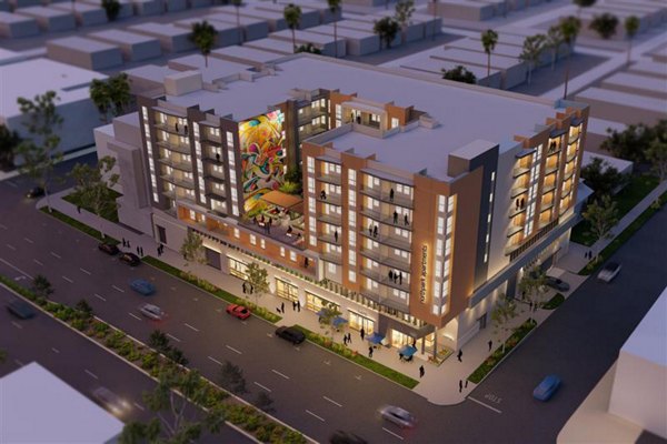 rendering for Tenney North Park Apartments