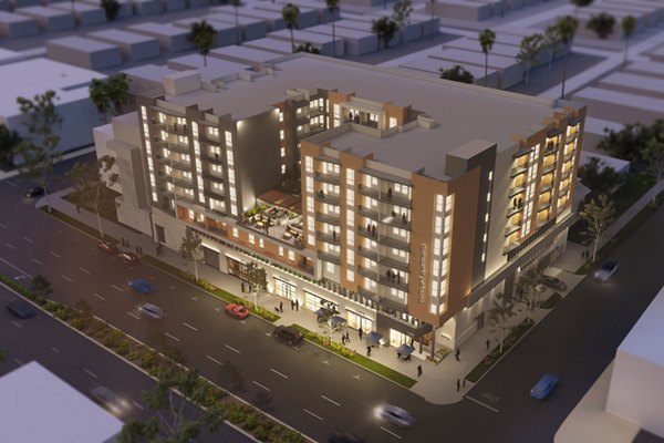 rendering for Tenney North Park Apartments