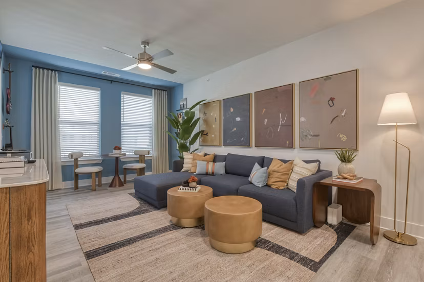 living room at Alta Westover Hills Apartments