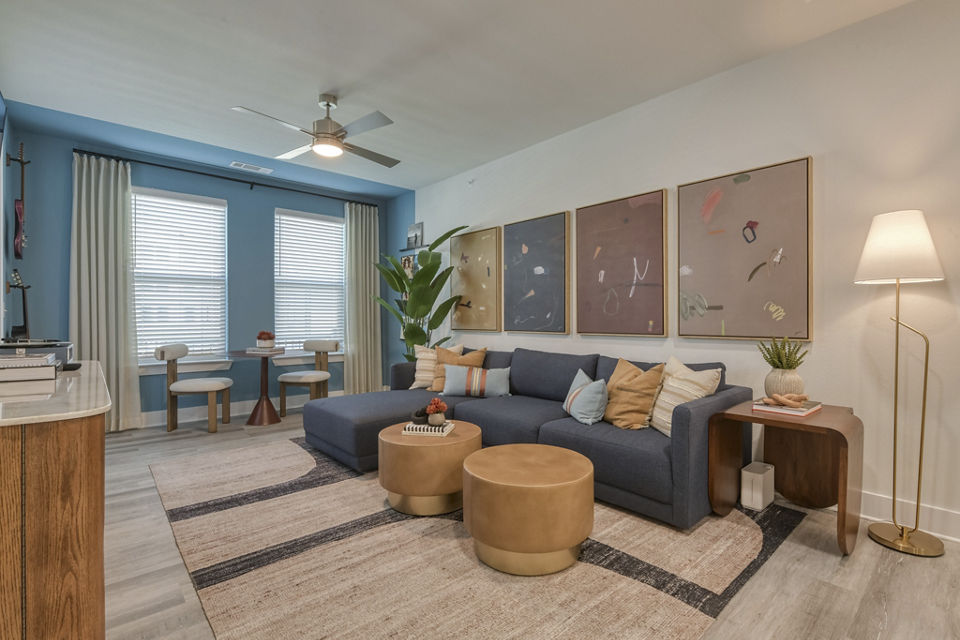 living room at Alta Westover Hills Apartments