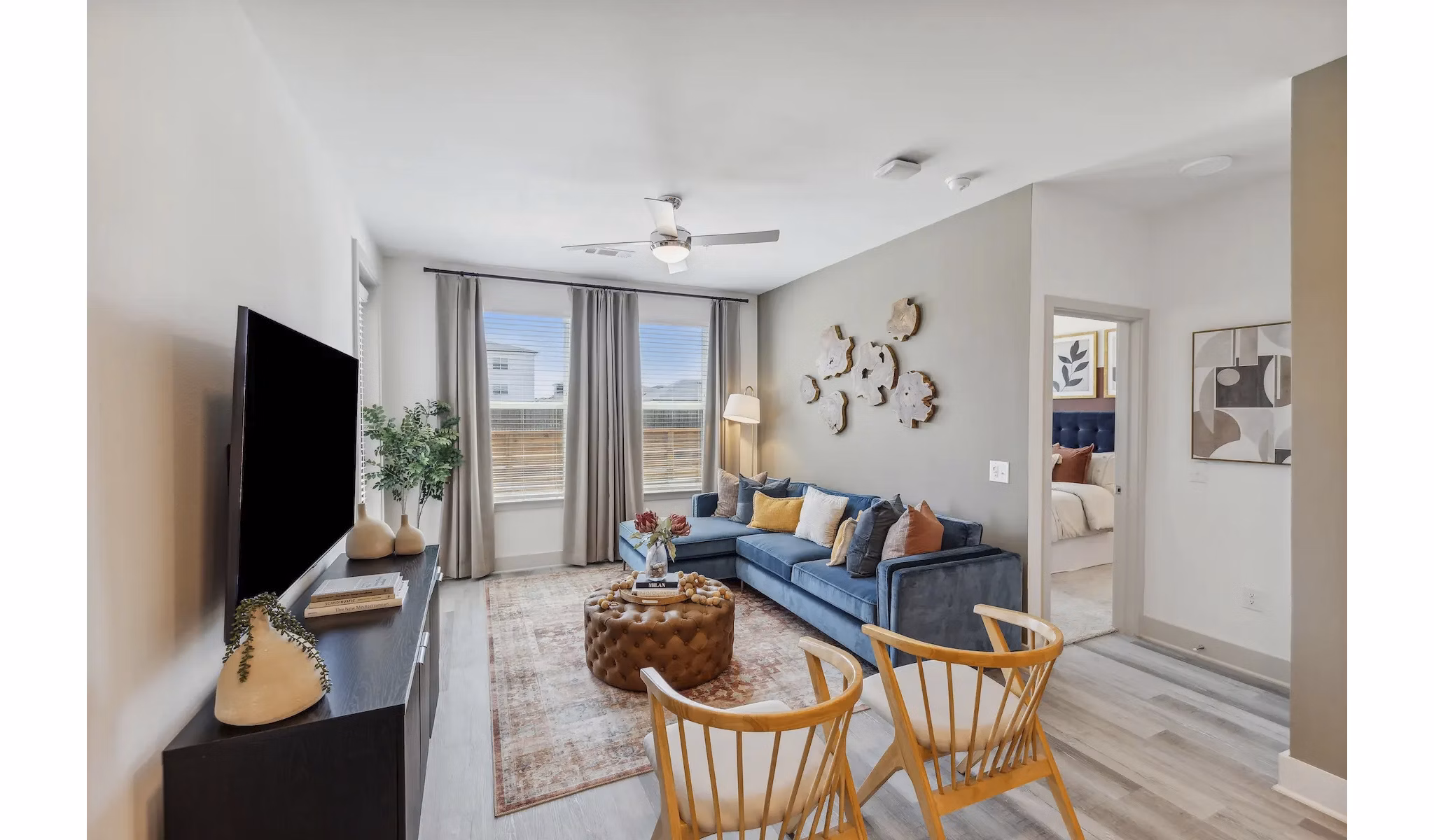 living room at Alta Westover Hills Apartments