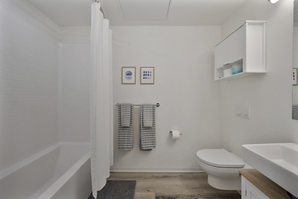 bathroom at at 64 Forty Apartments 