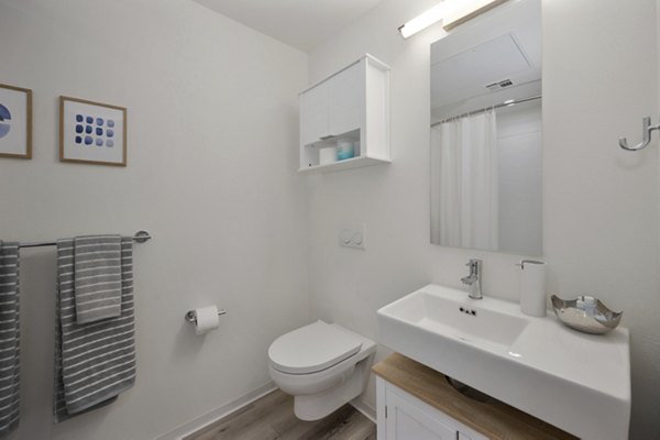 bathroom at at 64 Forty Apartments 