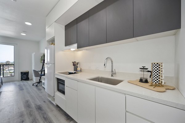 kitchen at 64 Forty Apartments 