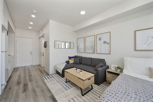 living room at 64 Forty Apartments 
