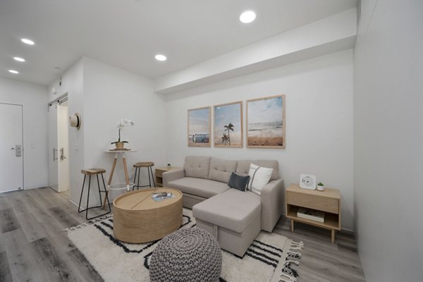 living room at 64 Forty Apartments 