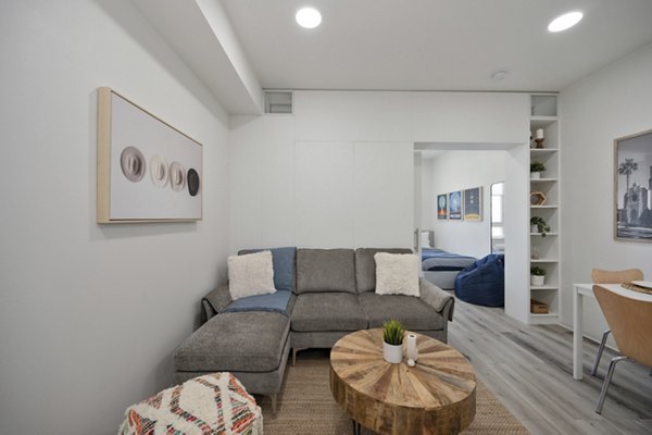 living room at 64 Forty Apartments 