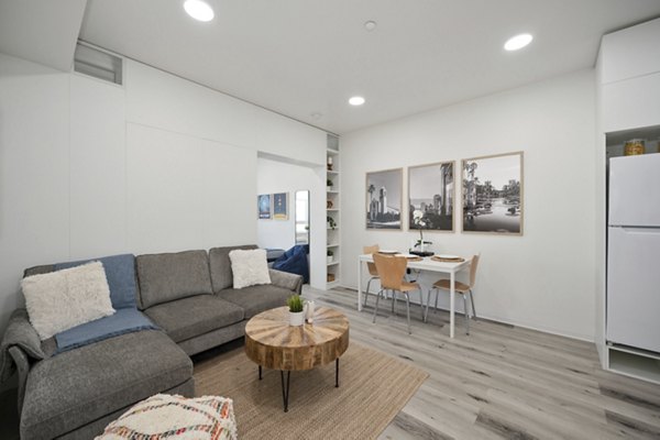 living room at 64 Forty Apartments 