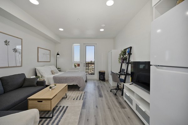 living room at 64 Forty Apartments 