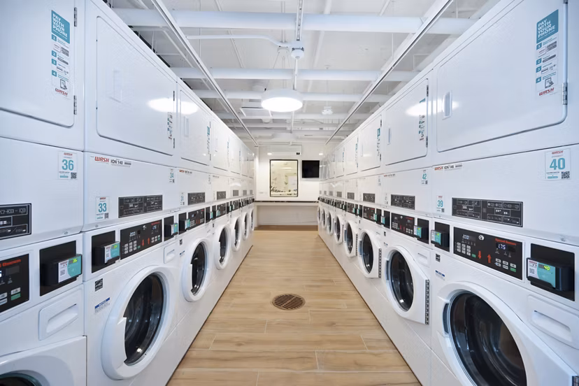 laundry room at 64 Forty Apartments