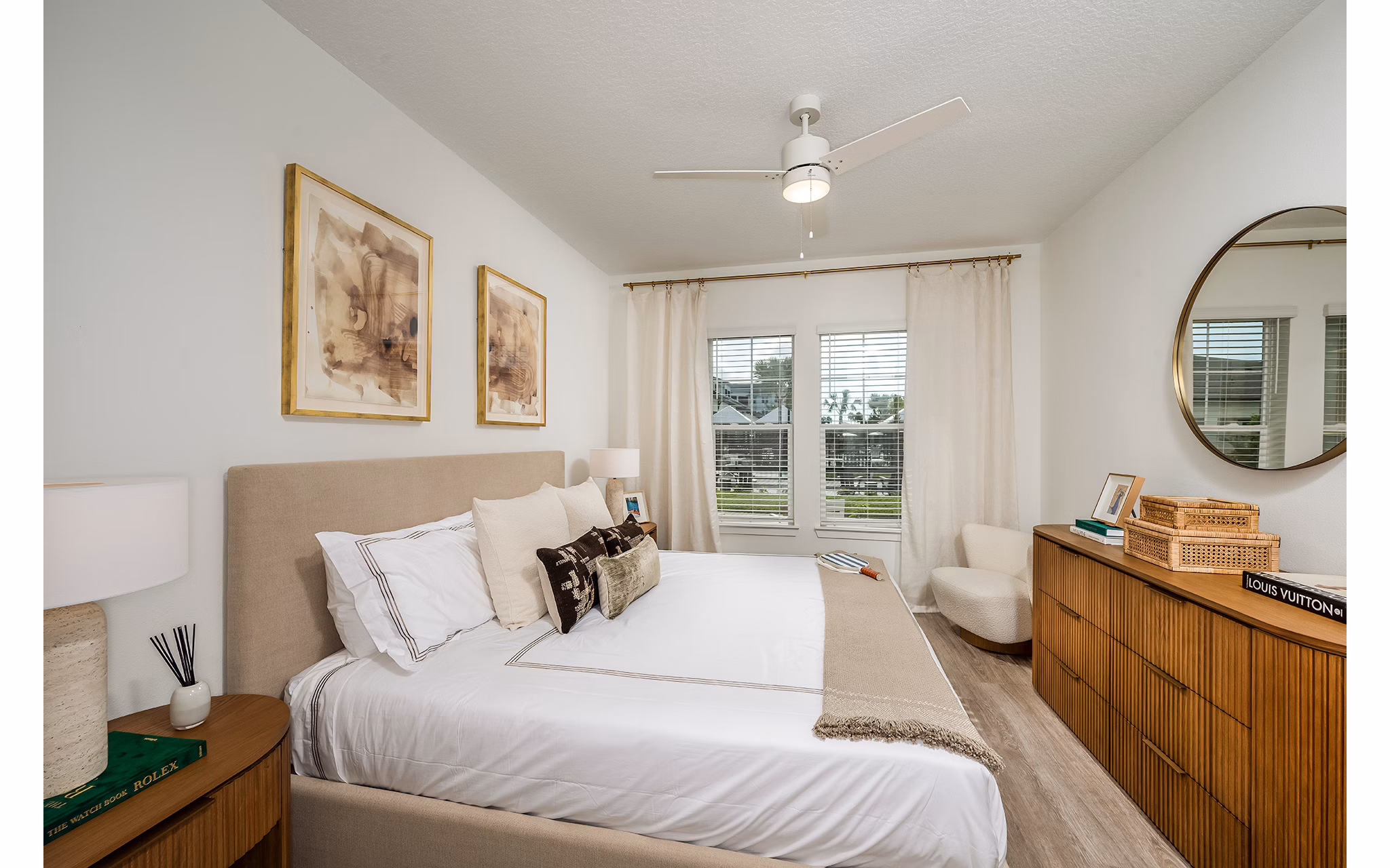 bedroom at Northhaven Apartments 