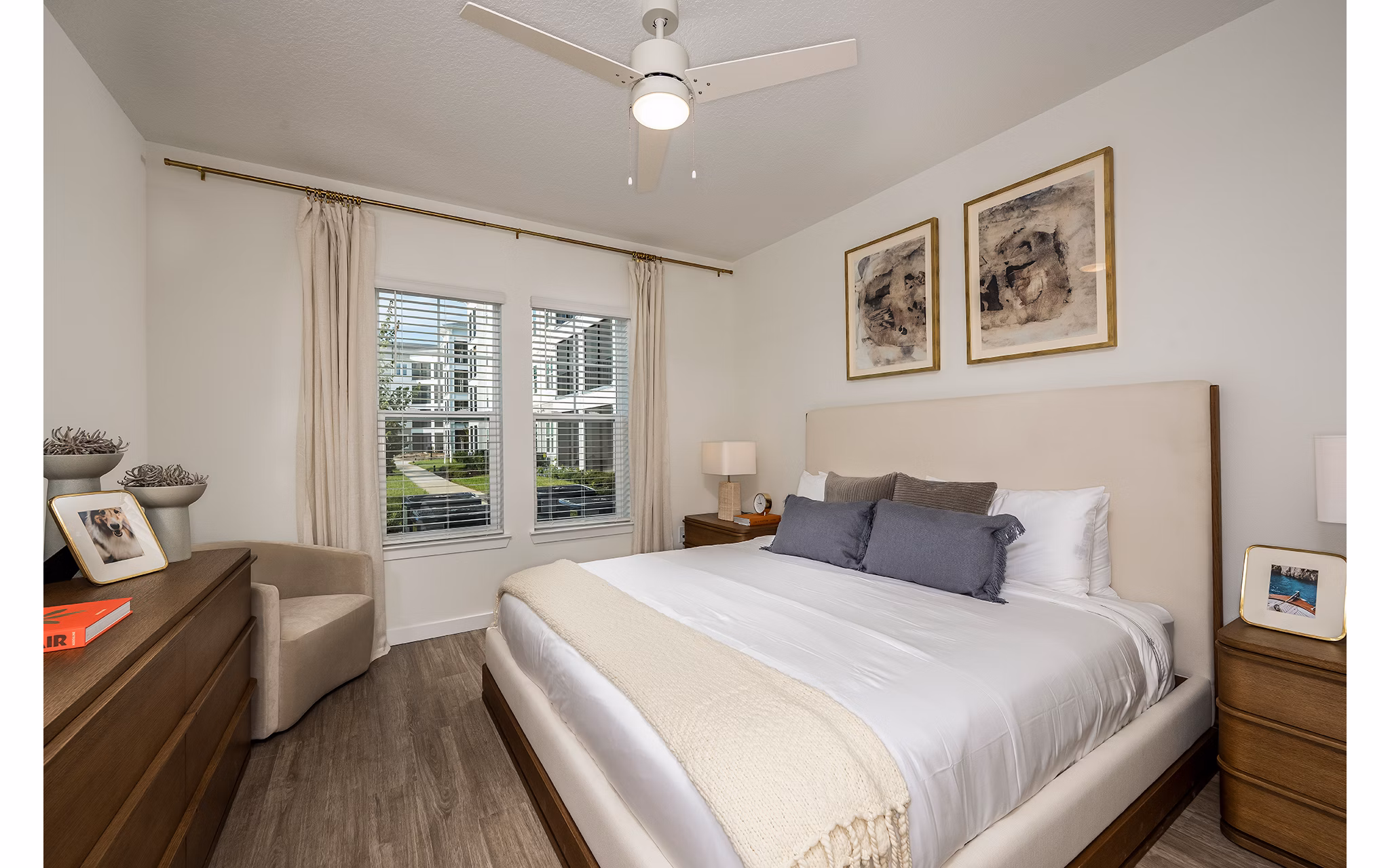 bedroom at Northhaven Apartments 