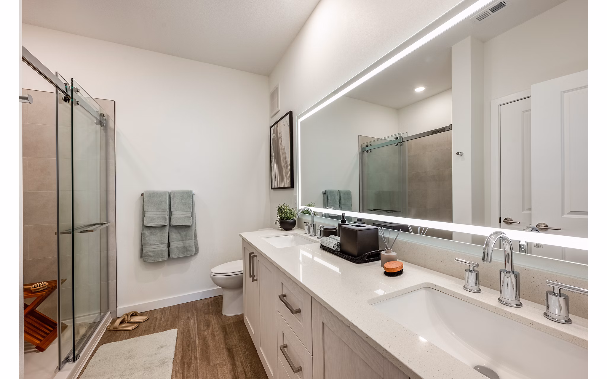 bathroom at Northhaven Apartments 