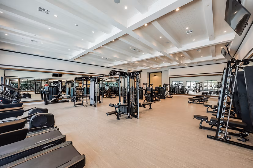 fitness center at Northhaven Apartments 