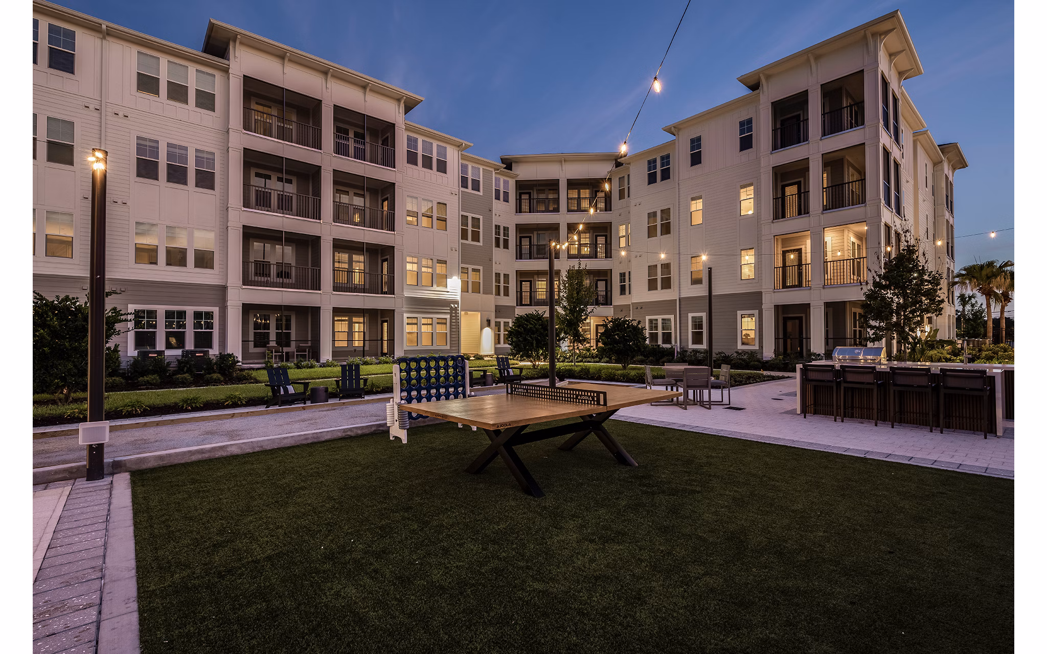 recreational area at Northhaven Apartments 