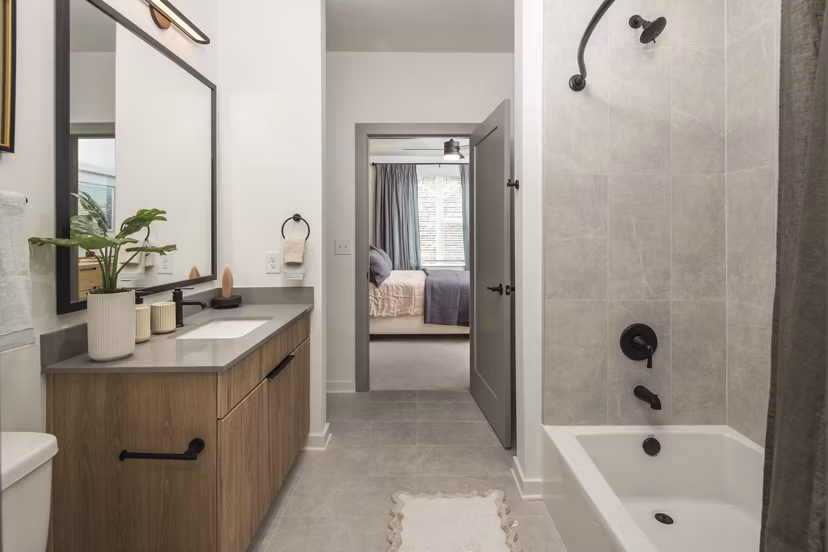 bathroom at Solis Peachtree Corners Apartments