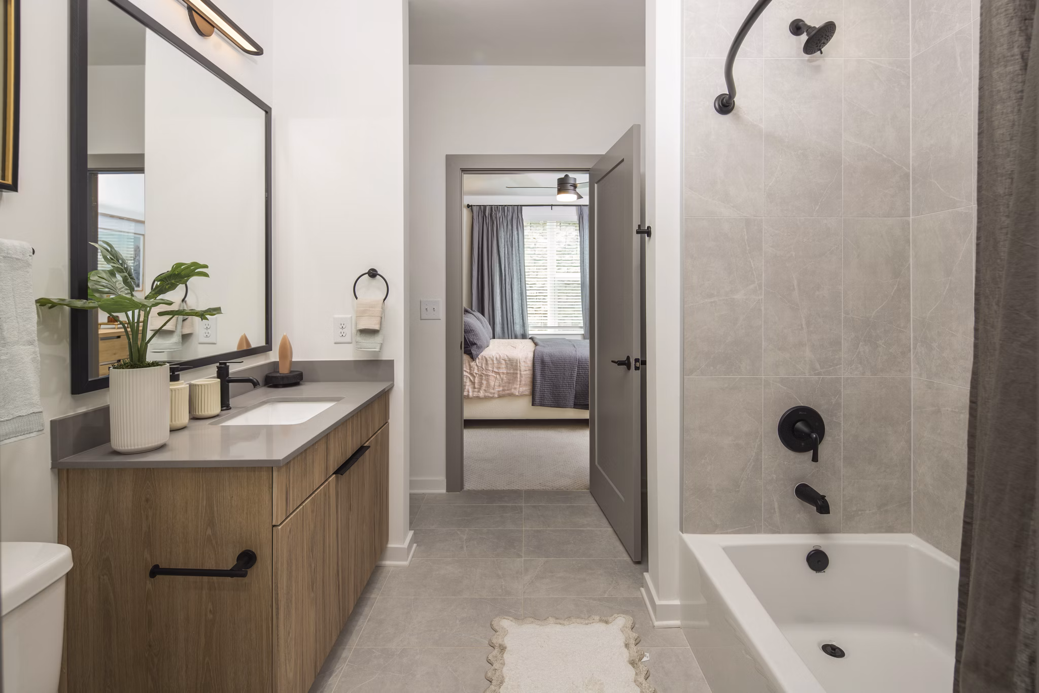 bathroom at Solis Peachtree Corners Apartments
