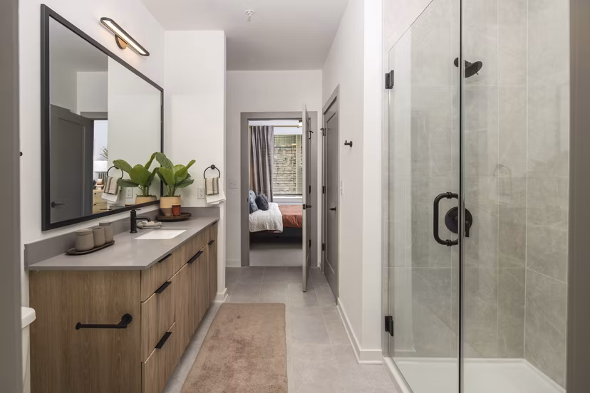 bathroom at Solis Peachtree Corners Apartments
