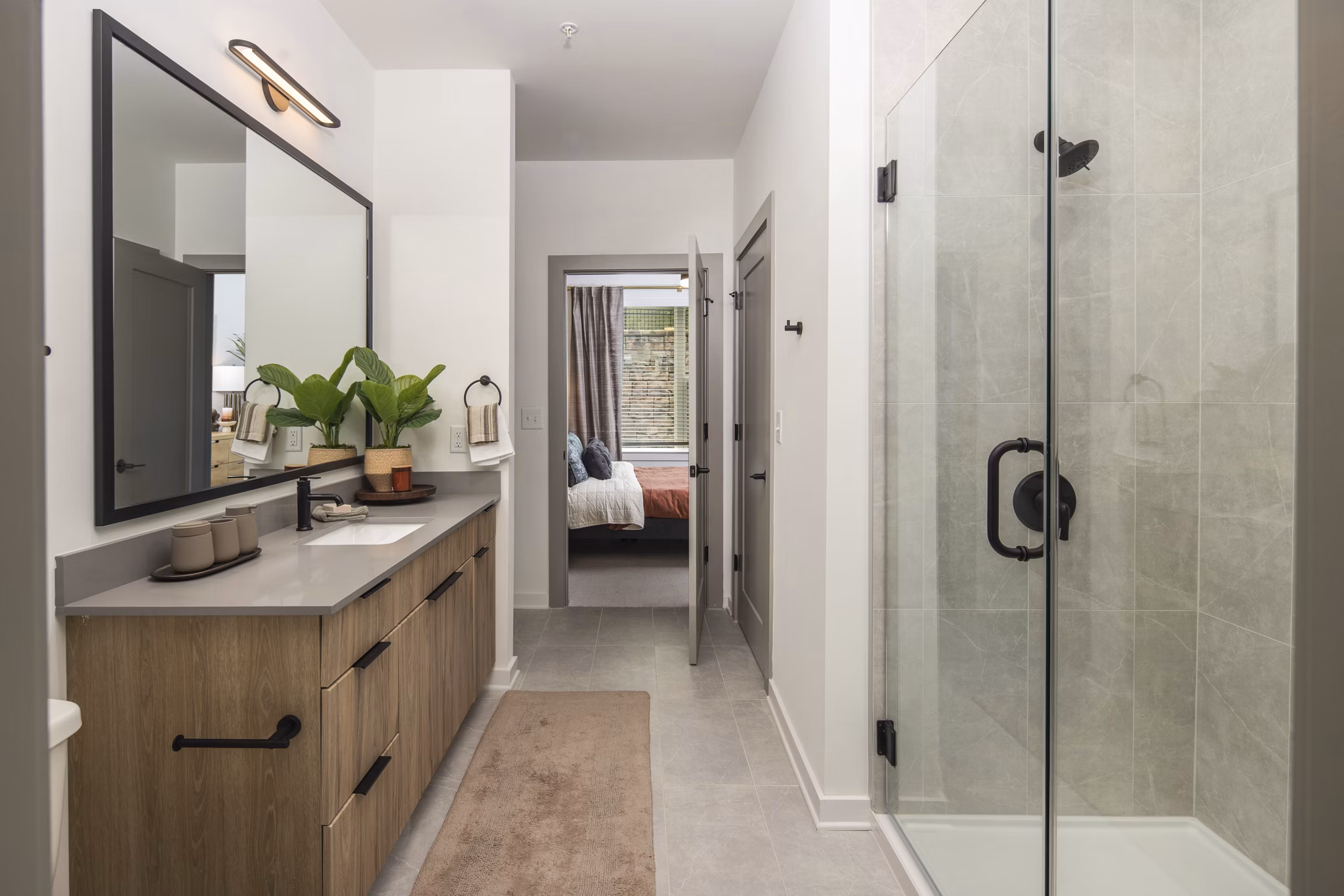bathroom at Solis Peachtree Corners Apartments