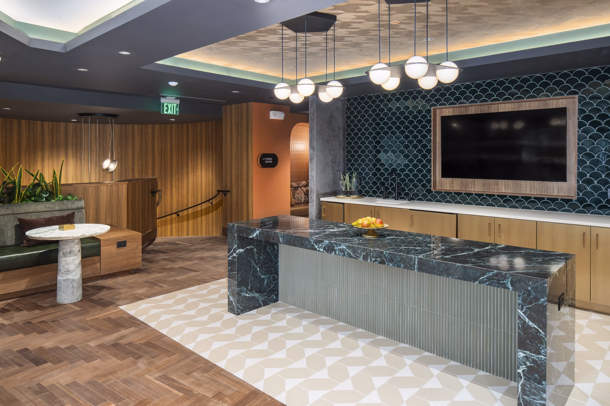clubhouse at Solis Peachtree Corners Apartments