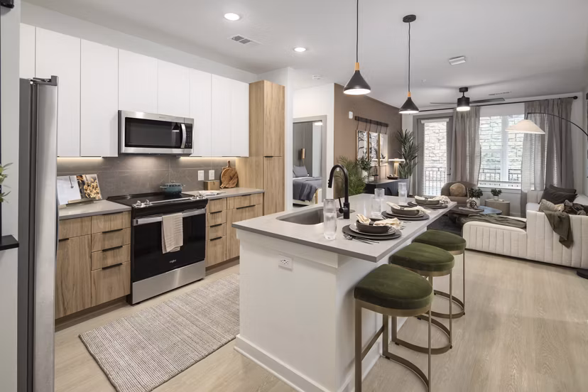 kitchen at Solis Peachtree Corners Apartments