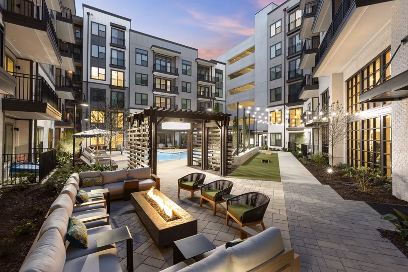 patio at Solis Peachtree Corners Apartments