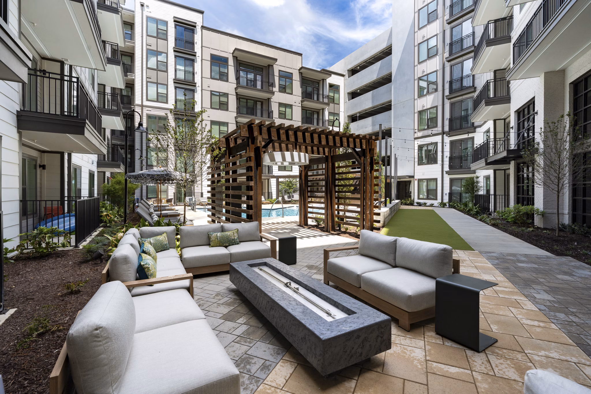 patio at Solis Peachtree Corners Apartments