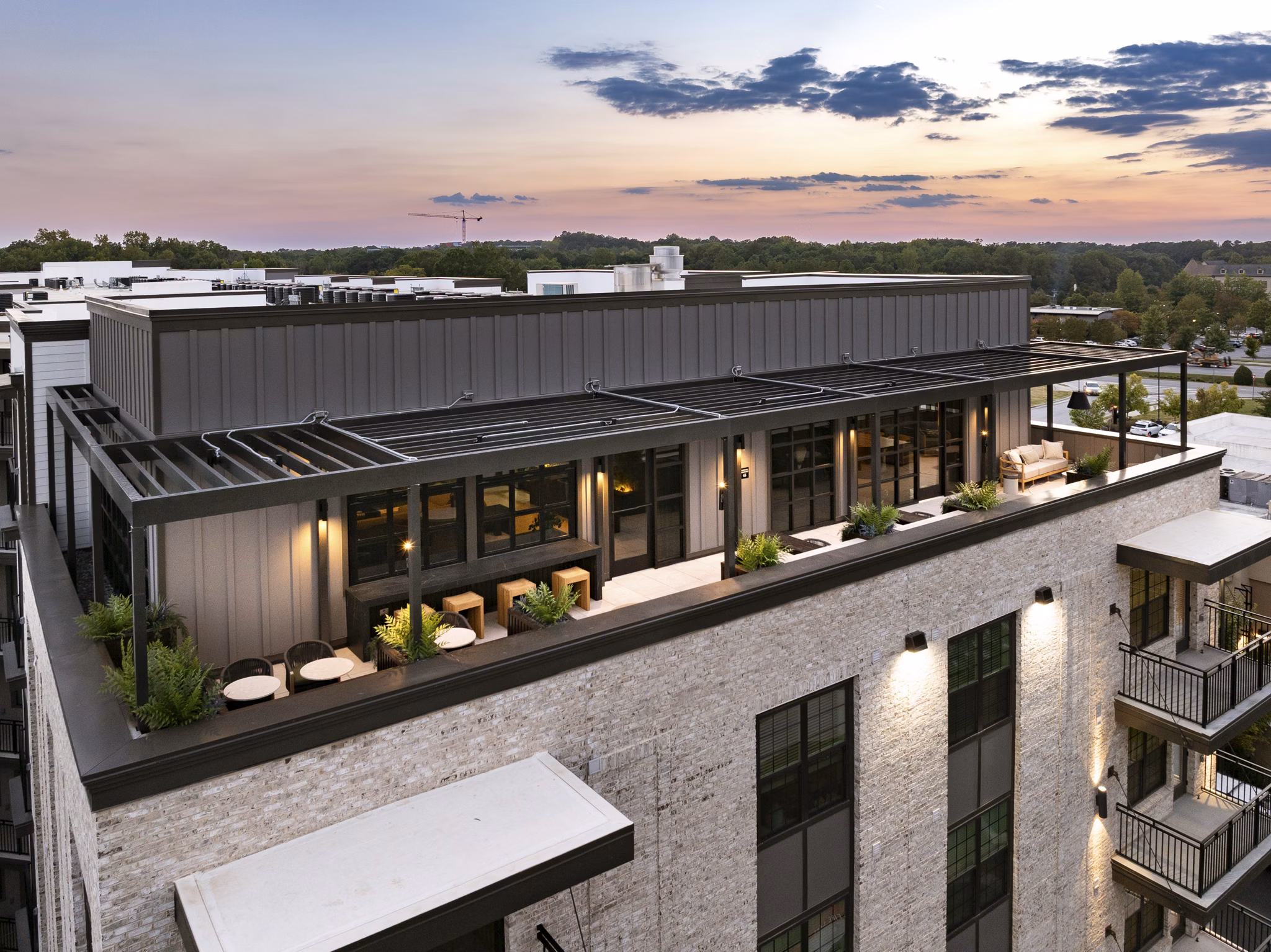 patio at Solis Peachtree Corners Apartments