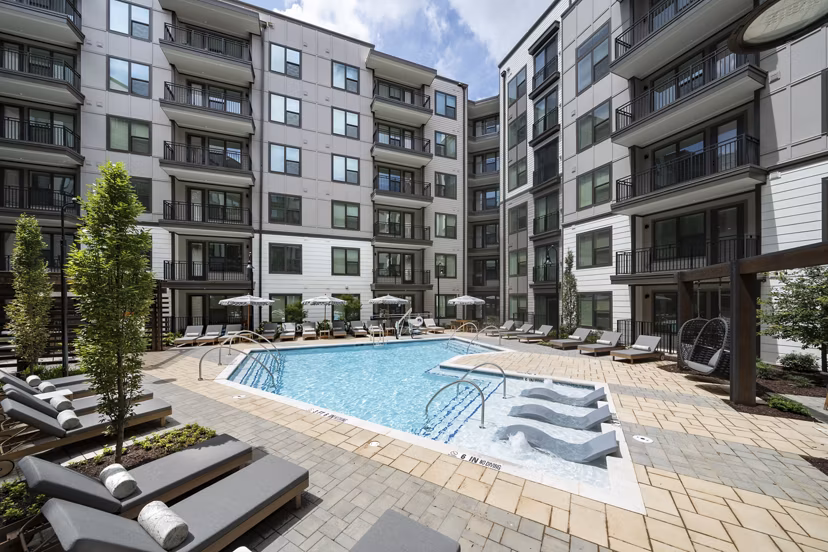 pool at Solis Peachtree Corners Apartments