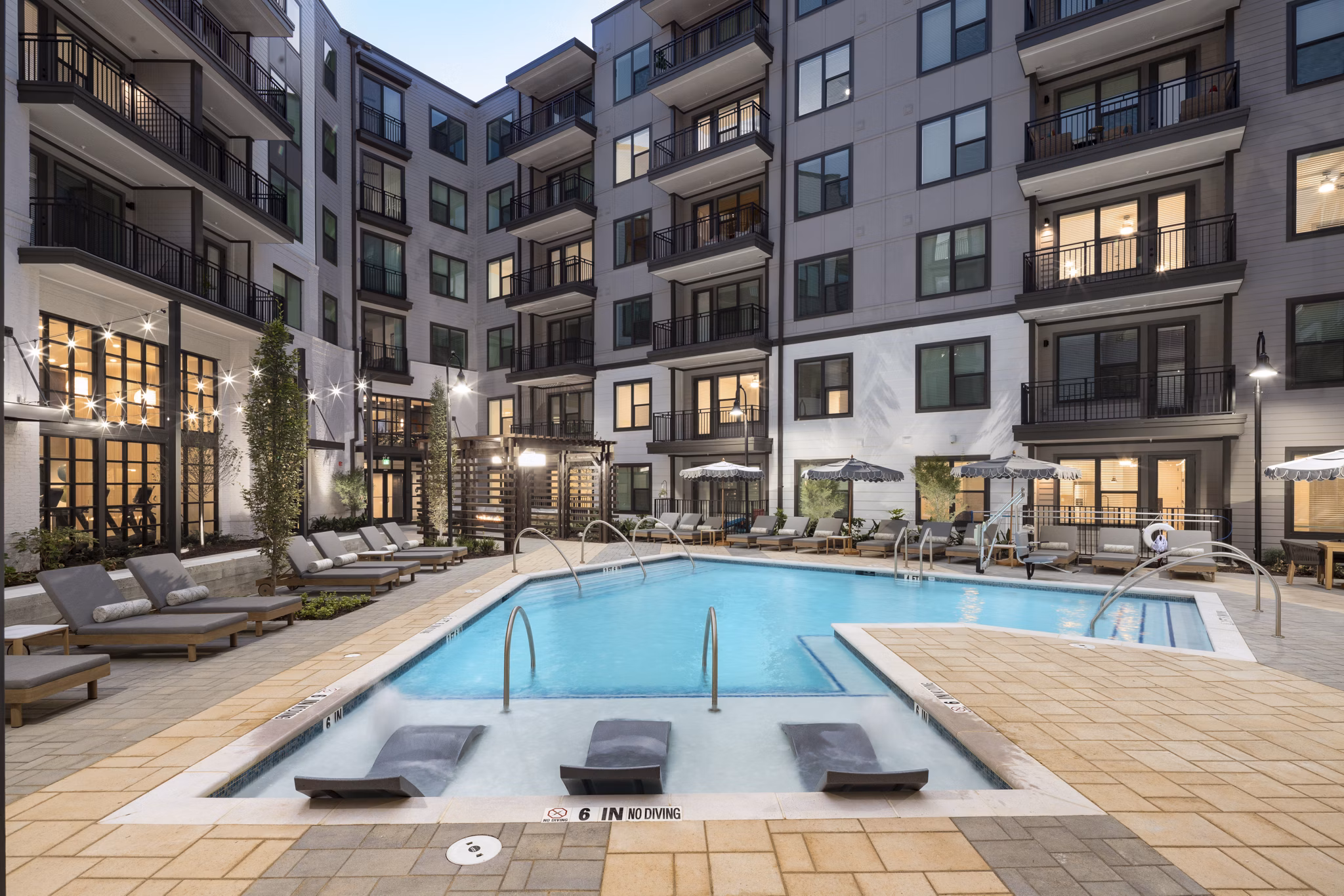 pool at Solis Peachtree Corners Apartments