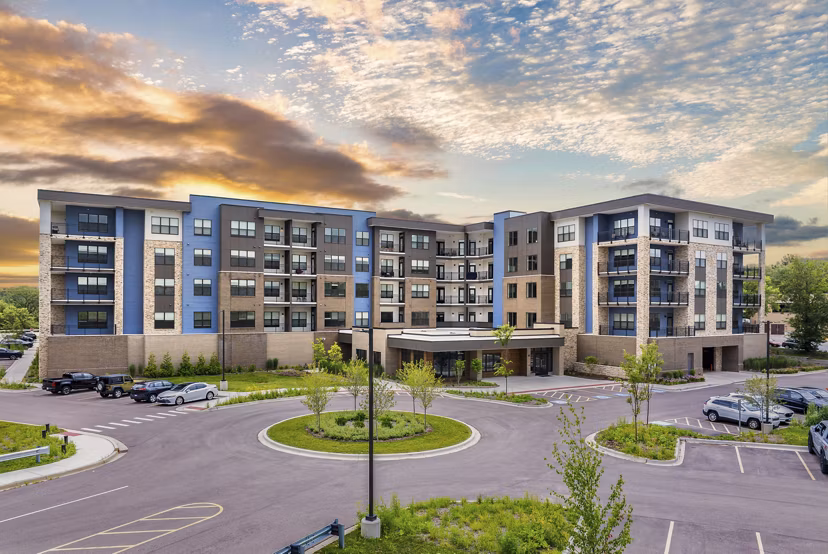 exterior at McDowell Point Apartments 