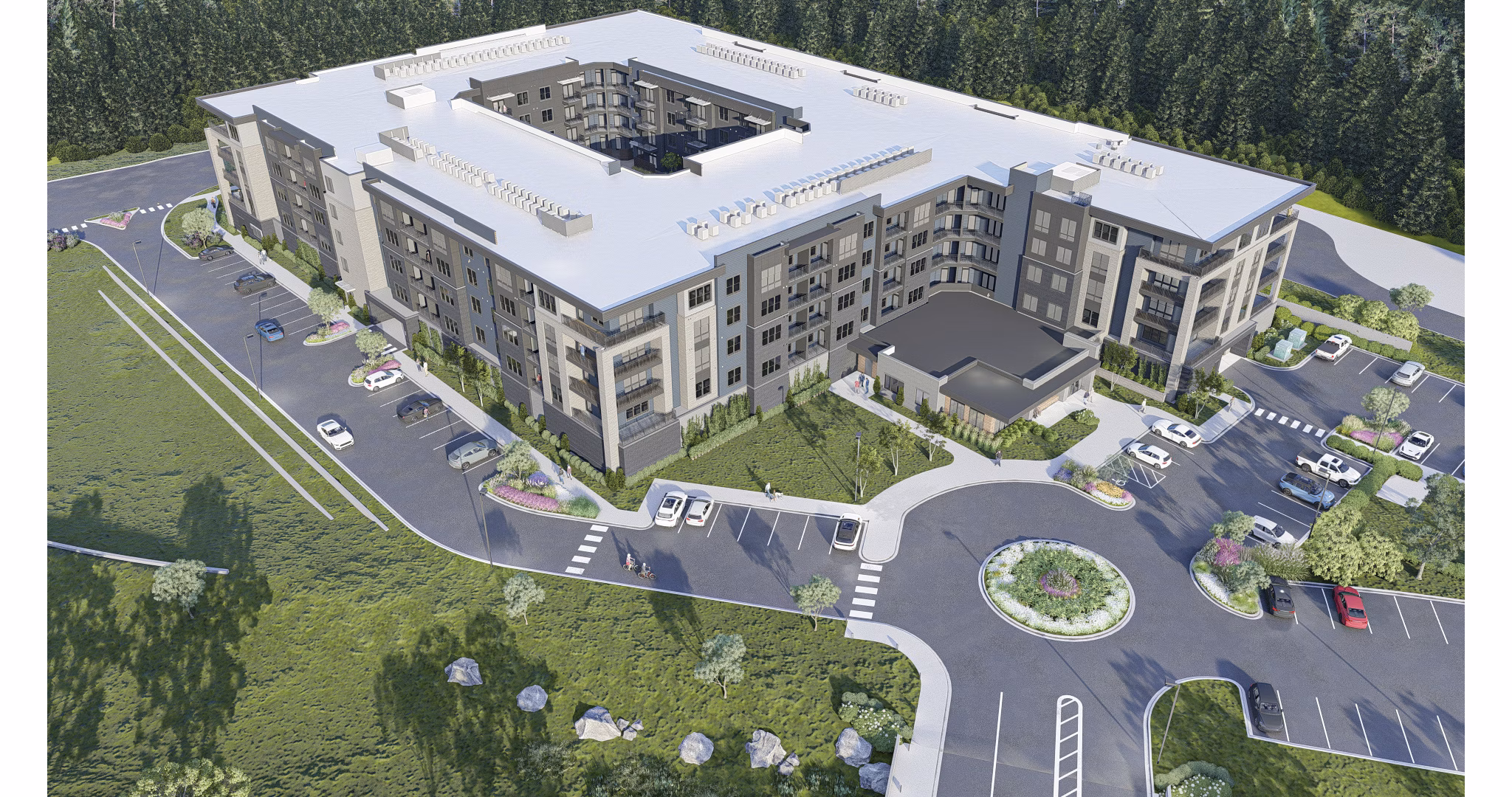 building at McDowell Point Apartments