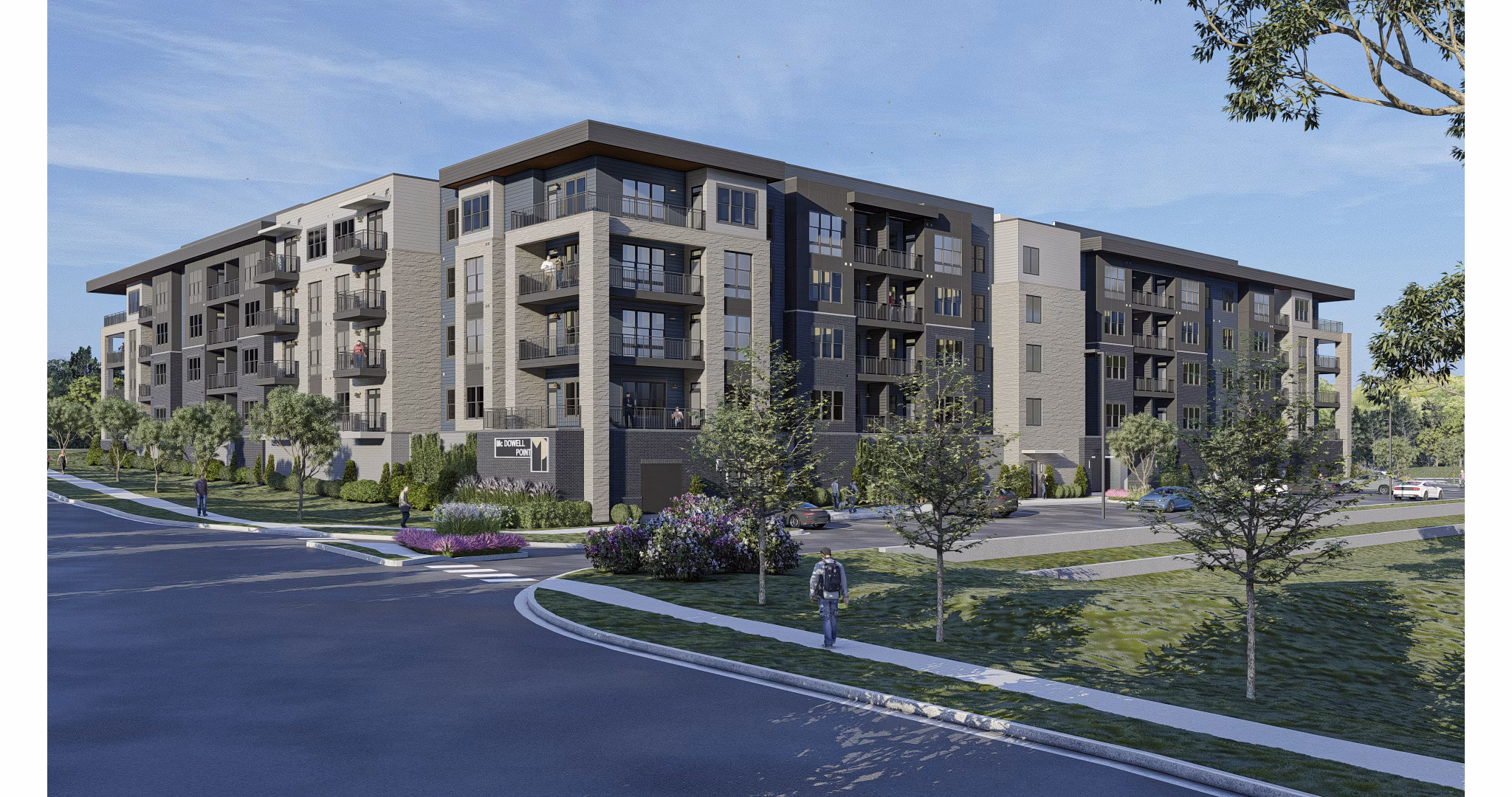 building at McDowell Point Apartments