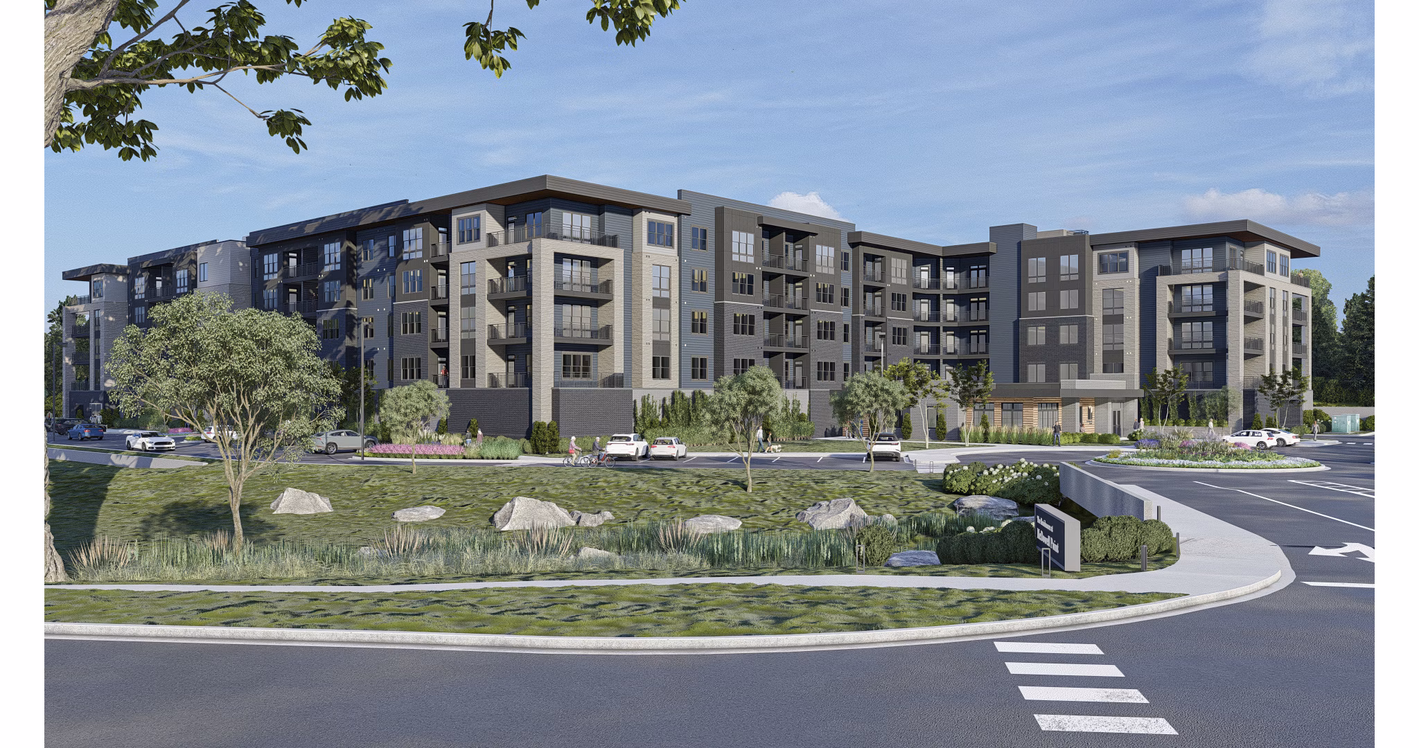 building at McDowell Point Apartments