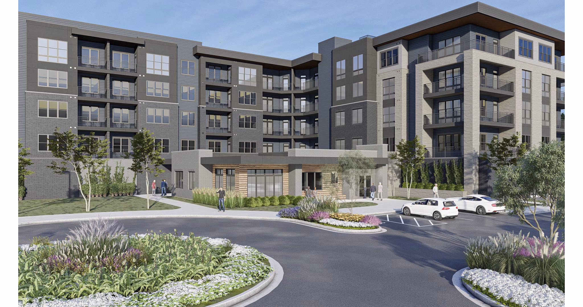building at McDowell Point Apartments