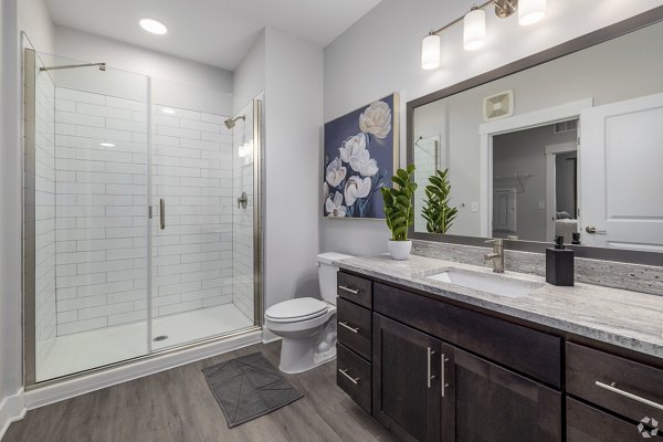 bathroom at McDowell Point Apartments